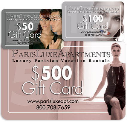Paris Luxe - Gift Cards